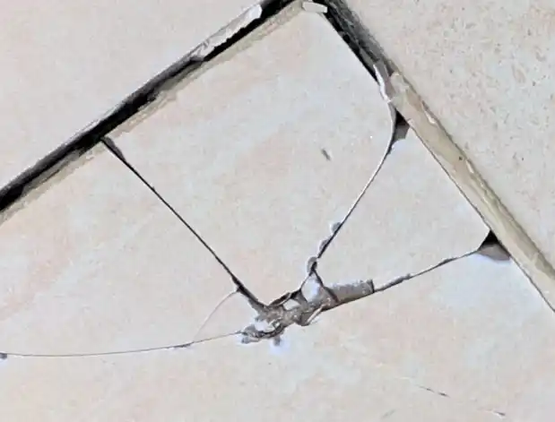 A Tile Crack Appeared The Contractor Said It Wasn't Covered