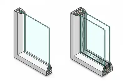 single and double pane windows
